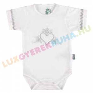 UTOLSÓ! - F.S. Baby elegáns rövid ujjú pamut lány body - Sweet Heart