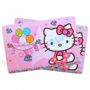 AKCIÓS - 30% Hello Kitty 2 db-os tányéralátét, asztalvédő alátét készlet