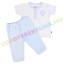 UTOLSÓ! - F.S. Baby kétrészes pamut pizsama rövid ujjú pólóval - Baby Boy