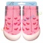 Gumitalpú lány zokni-papucs, benti cipő, baba mamusz - Szives, rózsaszín