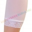 AKCIÓS - 50% Elegáns, fehér, csipkés szárú nylon gyerek leggings